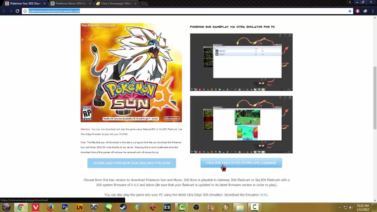 How to play Pokemon Sun and Moon on MAC or PC Guide! Download Citra 3DS  Emulator on Vimeo